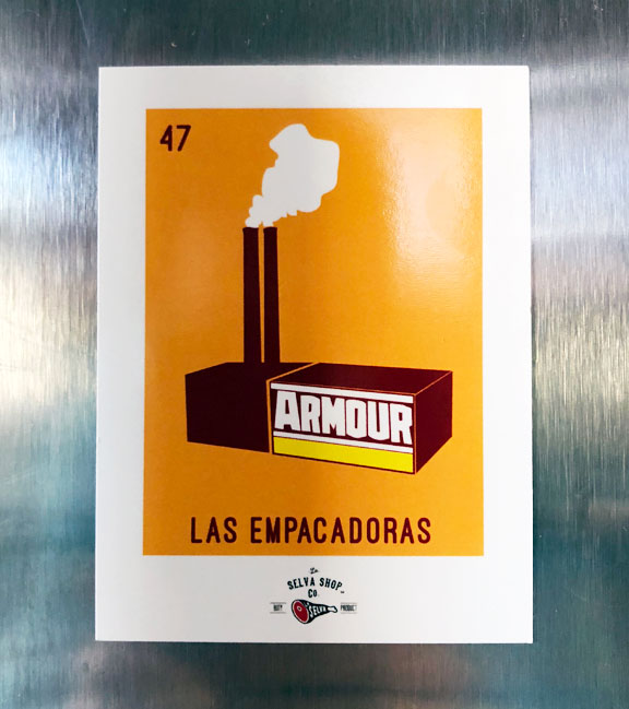 Las Empacadoras Loteria Card Magnet - Image 2