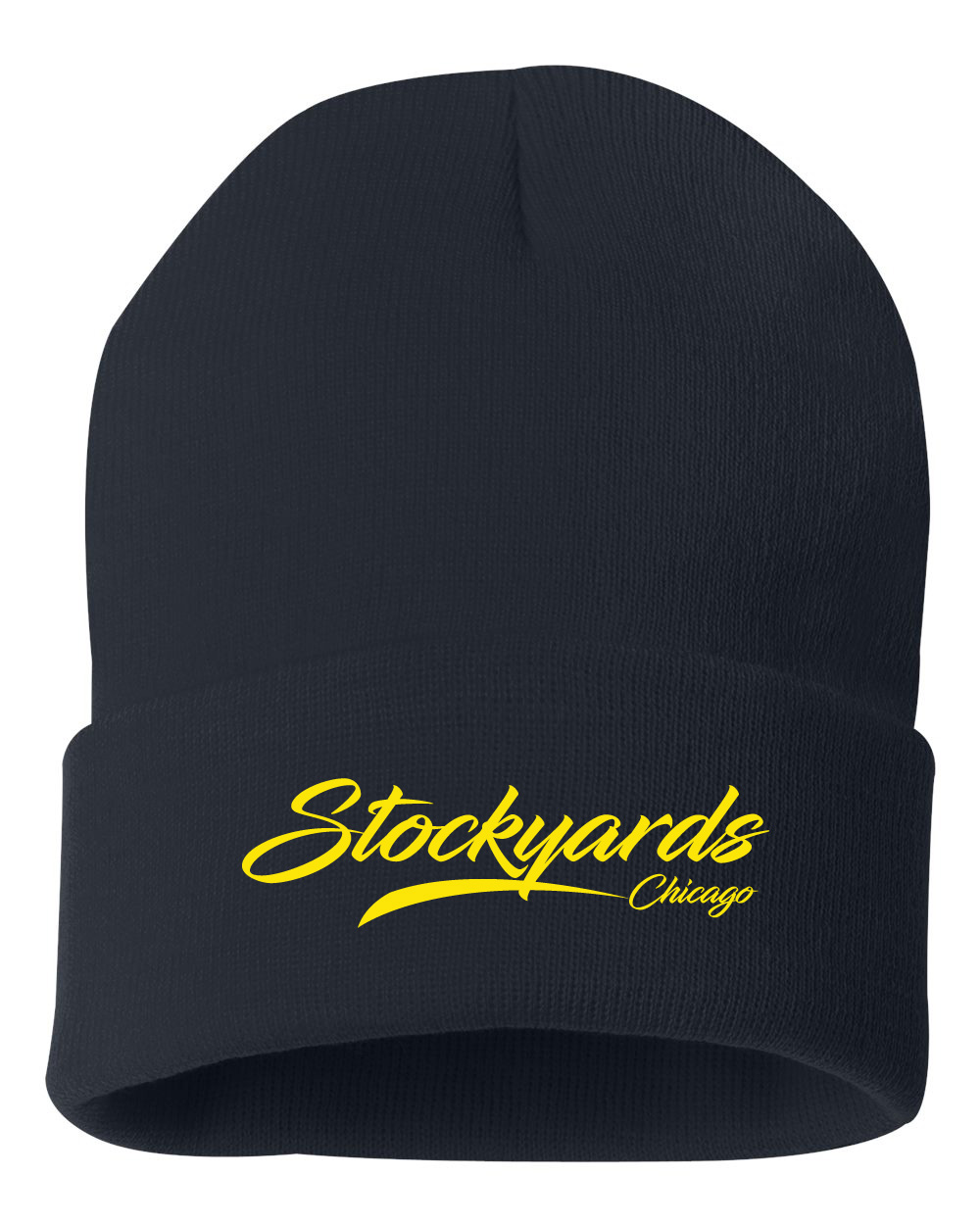 Stockyards 12" Knit Beanie- Navy