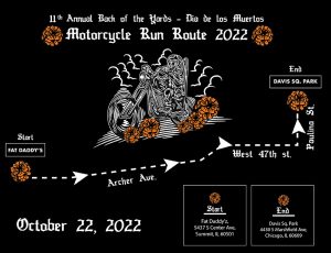 Back of the Yards - Dia de los Muertos Motorcycle Run 2022
