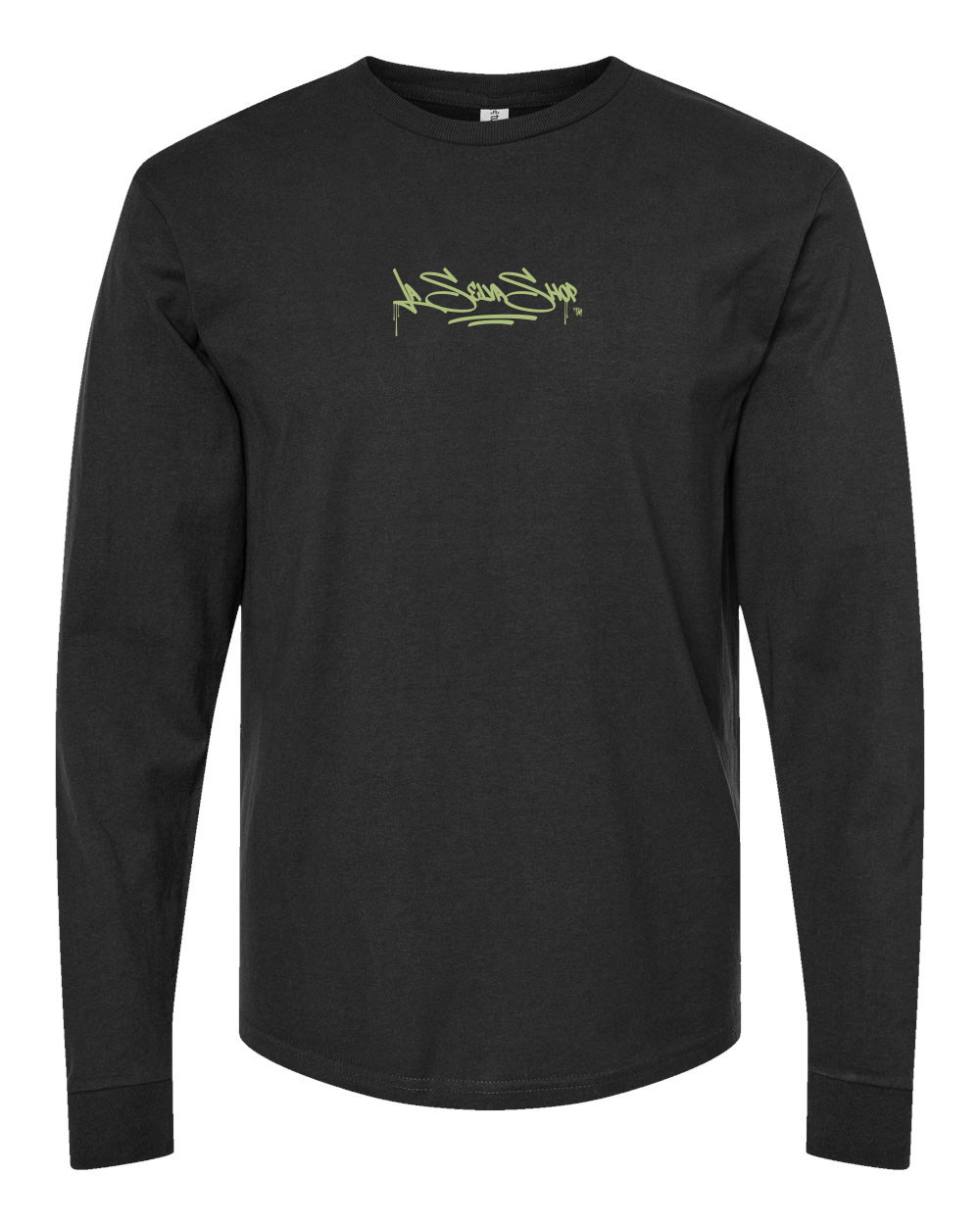 Graffiti Long Sleeve Crop