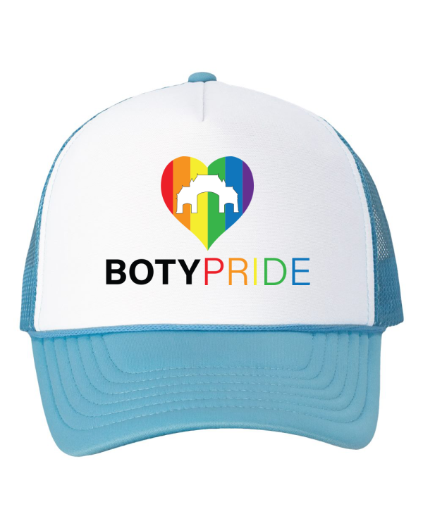 BOTY Pride Trucker Cap- Blue 1 BOTY Pride Trucker- Blue